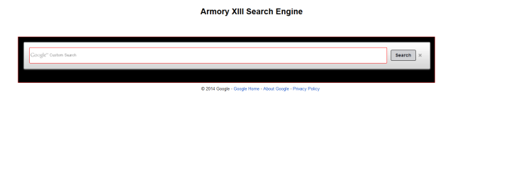 Armory XIII Search Engine
